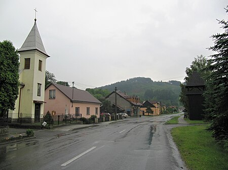 Držková, hlavní ulice