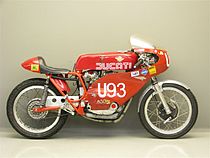 Ducati 350 cc racer uit 1968