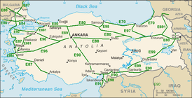 Euroopan reitit Turkissa