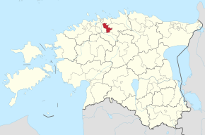 Kart over Raasiku kommune