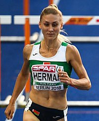 Elvira Herman yleisurheilun Euroopan-mestaruuskilpailuissa 2018