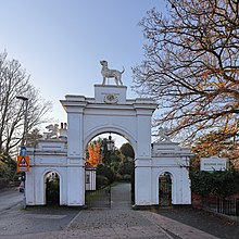 Entrance Arch To Garden Of Bourne Hall, Ewell.jpg