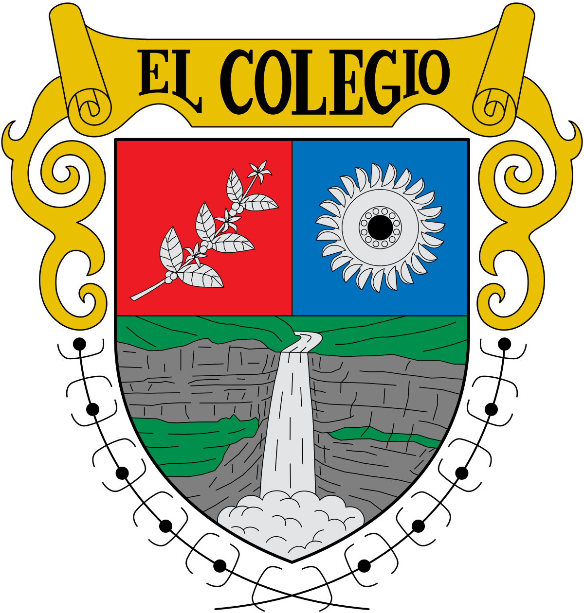 Continente traición Fiel Archivo:Escudo de El Colegio.svg - Wikipedia, la enciclopedia libre