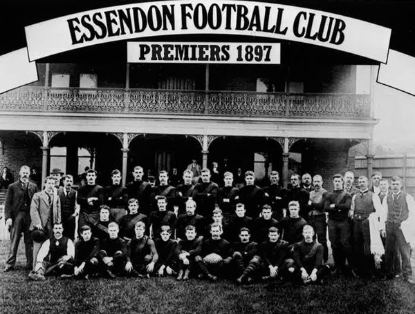 Essendon won the inaugural VFL premiership by finishing on top of the 1897 round robin finals ladder. A new finals system was implemented during the 1