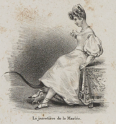 La jarretière de la Marié, from Diableries, 1832