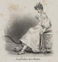 La jarretière de la Marié, da Diableries, 1832