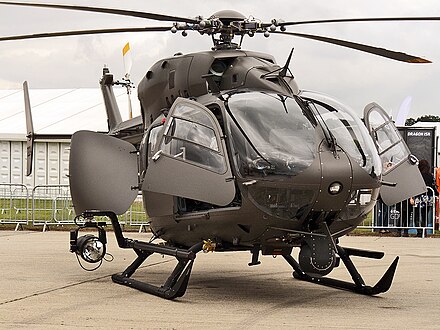 UH-72A Lakota, search and support variant, at the Farnborough International Airshow