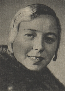 Eva Elstnerová v roce 1934 (časopis Eva)