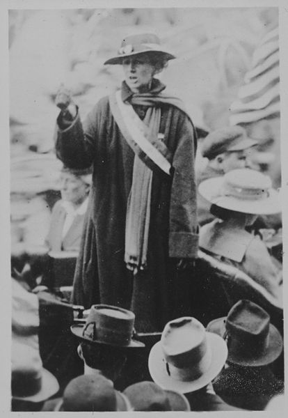 Florence Bayard Hilles, chairman of the Delaware Branch of the NWP and member of the national executive committee, was arrested picketing the White Ho