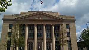 Le bureau de poste des États-Unis et le palais de justice historique de Topeka (2013)