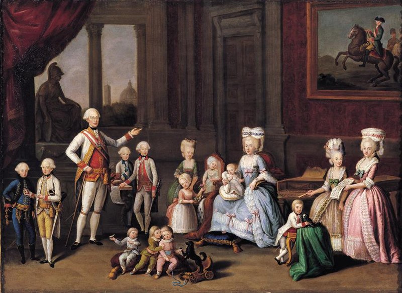 File:Family of Leopoldo I, Grand Duke of Tuscany and Maria Luisa of Spain.jpg