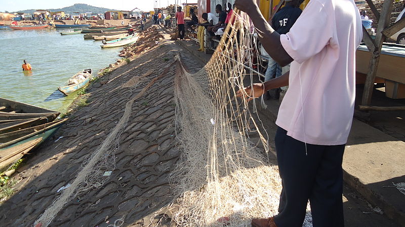 File:Fishing nets used in Uganda.jpg