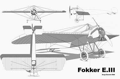 Fokker E.III 3 vues.jpg