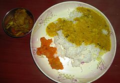 North Sikkim meal
