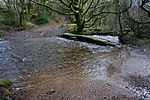 Thumbnail for File:Ford and Clapper Bridge on the Dean Burn - geograph.org.uk - 3856024.jpg