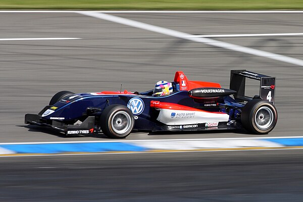 Vernay during the opening round of the 2009 Formula Three Euroseries season at Hockenheim.