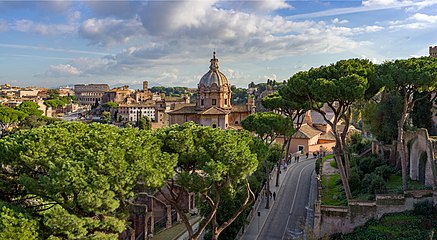 Italiano: Vista del Foro Romano dal Vittoriano