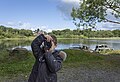 Image 314Gabriel taking a picture next to the Frøylandsvatnet, Sandnes, Norway