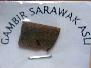 Gambir Sarawak - Wikipedia Bahasa Melayu, ensiklopedia bebas