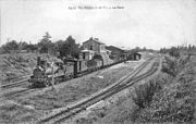 Station Saint-Méen begin 19e eeuw