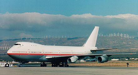 The CFM56 Being tested on GE's 747 in 2002