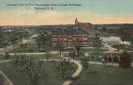 General view of UNH in 1913