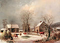 George Henry Durrie - Farmyard in Winter - Google Art Project.jpg