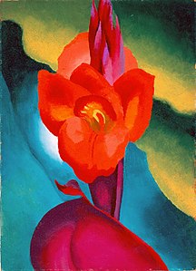 Red Canna, 1919, oil on board, High Museum of Art, Atlanta