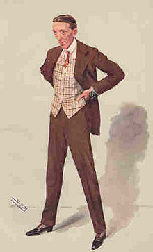 du Maurier caricatured by Spy for Vanity Fair, 1907.