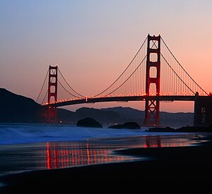 Twilight at Baker Beach