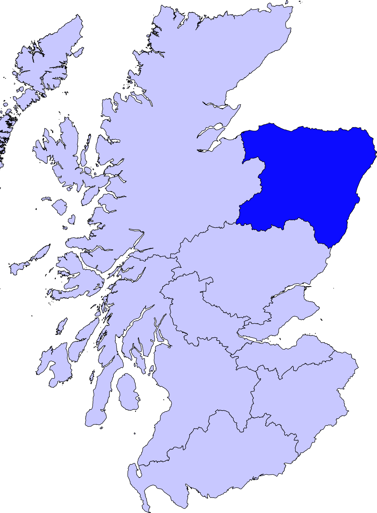 grampiany mapa Grampian   Wikipedia grampiany mapa