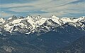 West aspect of Lippincott Mountain (right of center), from Moro Rock