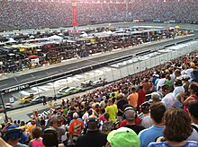 The start of the Irwin Tools Night Race. Green flag at Thunder Valley.jpg