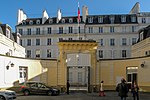 Résidence (hôtel d'Estrées) de l'ambassadeur de Russie.