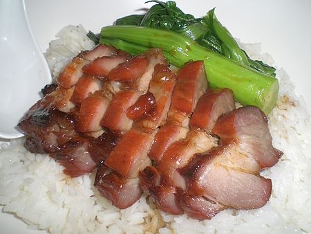 Fail:HK_Mongkok_Maxims_BBQ_Meat_Rice_Lunch_with_Green_vegetable.JPG