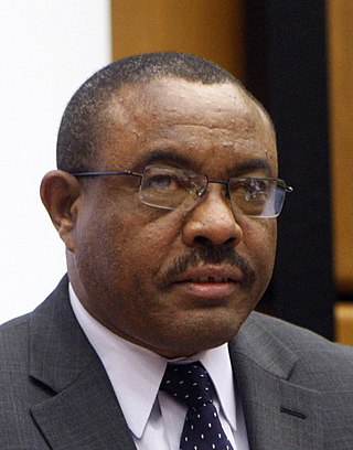 <span class="mw-page-title-main">Hailemariam Desalegn</span> Prime Minister of Ethiopia from 2012 to 2018