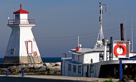 Harbour Range light, one of the first designated under the Heritage Lighthouse Protection Act