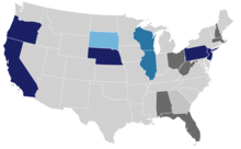 Truman's presidential primary performance map