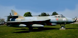 <span class="mw-page-title-main">Hawker Hunter in service with Swiss Air Force</span> British fighter jet in Swiss Air Force