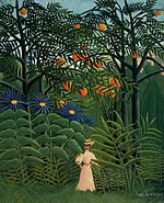 Henri Rousseau Femme se promenant.jpg