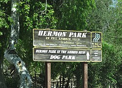 Signage for both Hermon Park and
the Dog Park Hermon Park Signage.jpg