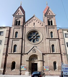 Illustrasjonsbilde av artikkelen Church of the Sacred Heart of Jesus (Vienna-Margareten)