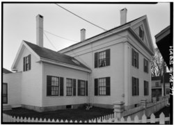 Tarihi Amerikan Binaları Araştırması Cervin Robinson, Fotoğrafçı Ekim 1960 KUZEY VE BATI ELEVATIONS - William A. Farnsworth Homestead, 21 Elm Street, Rockland, Knox County, ME HABS ME, 7-ROCLA, 1-4.tif