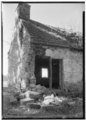 Historic American Buildings Survey Ian mcLaughlin Photographer October 27, 1936 DETAIL OF OUTBUILDING RUINS (FROM NORTHEAST 10-40) - "Level Green", Charles Town, Jefferson HABS WVA,19-CHART.V,9-3.tif
