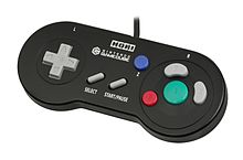 Game Boy Player controller Hori-Nintendo-GameCube-Controller-FL.jpg