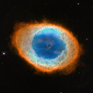 <span class="mw-page-title-main">Ring Nebula</span> Planetary nebula in Lyra