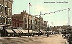 Thumbnail for File:Huron Avenue, Port Huron, MI.jpg