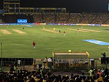 Chennai Super Kings playing the Kings XI Punjab in the 2018 Indian Premier League at Pune IPL 2018 - CSK vs KXIP.jpg