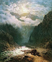 Ilya Zankovsky - A River in the Gorge.jpg