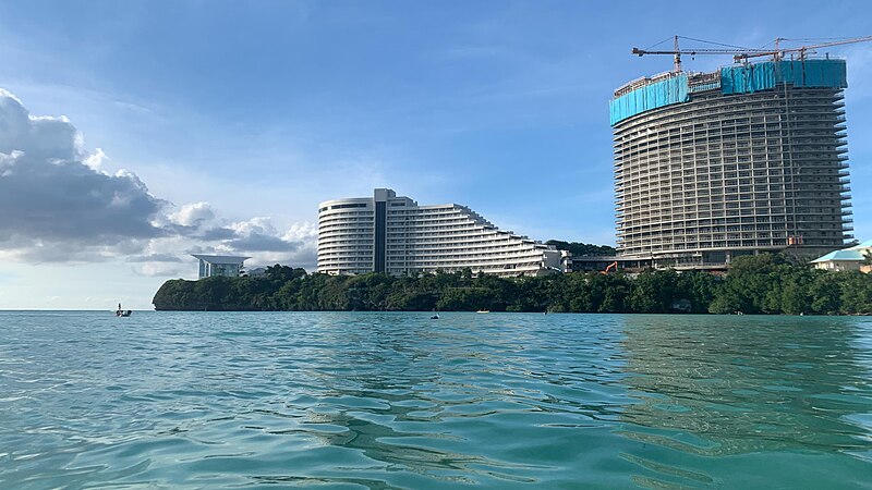 File:In the water after work in Tumon Bay (49271976821).jpg